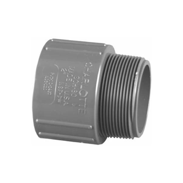 Charlotte Pipe And Foundry 114 Sch80 SxMPT Adapt PVC 08109 1200HA - main